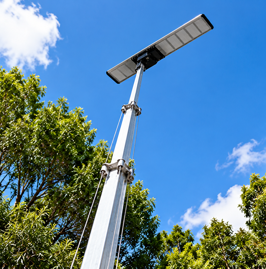 Portable Solar LED Light Tower, solar park lights hire